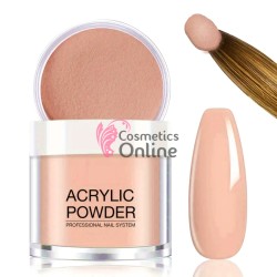Pudra acrilica Amelie Nude de 10g pentru constructie unghii false Cod ADP256 Peach Nude